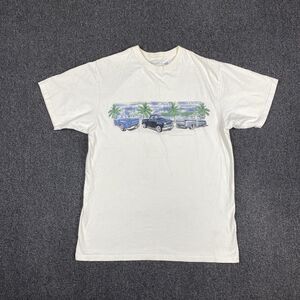 Newport Blue T Shirt Chillen Beachside Chevrolet Classic Trucks Mens Size Large